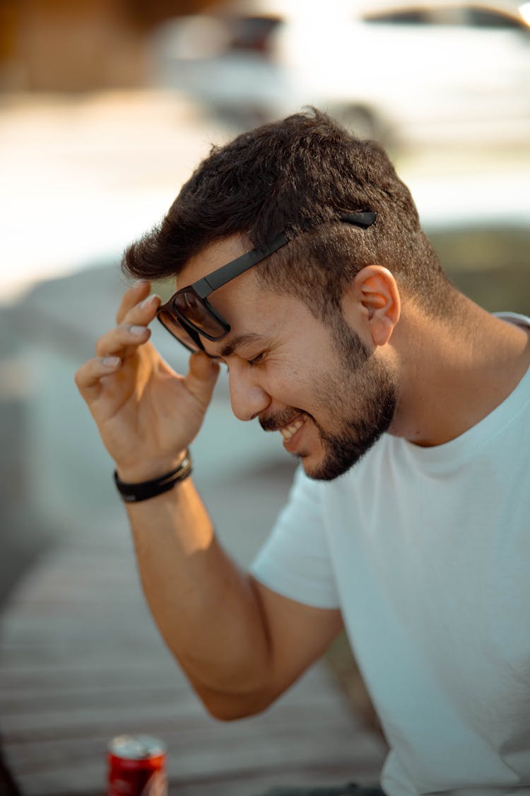 Smiling Man With Sunglasses 