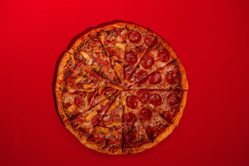Sliced Pizza Half and Half