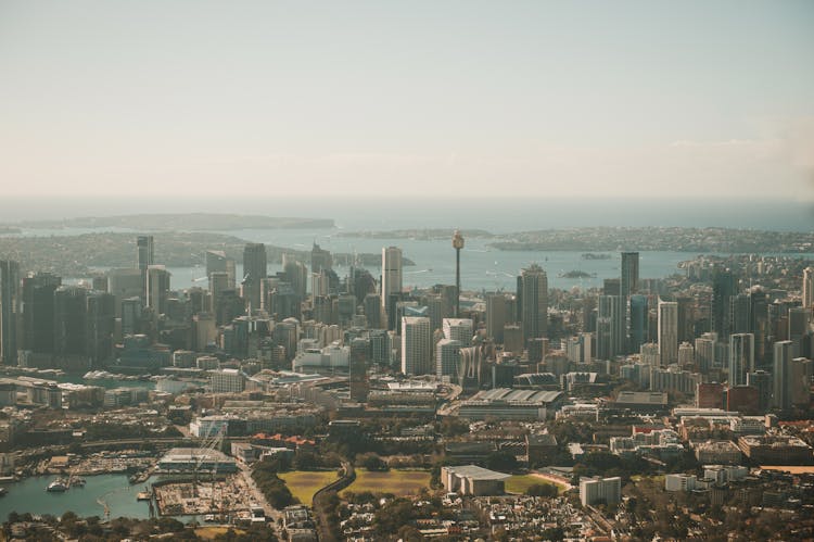 Aerial View Of A Sydney, Australia 