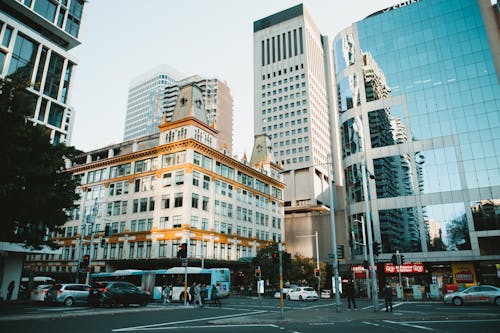 Gratis lagerfoto af Australien, bydelens bydele, byens gader