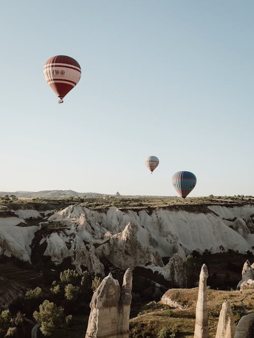 Hot Air Balloons over the Hills of Cappadocia