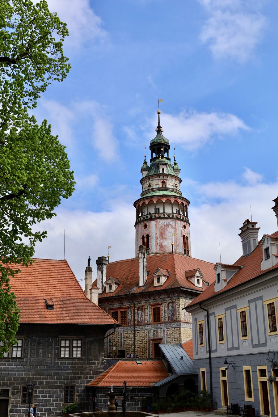 La tour du château, Český Krumlov