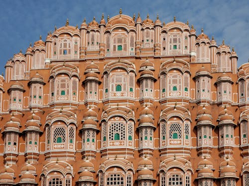 The Hawa Mahal Palace Facade in Jaipur, India
