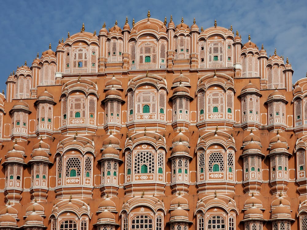 The Hawa Mahal Palace Facade in Jaipur, India