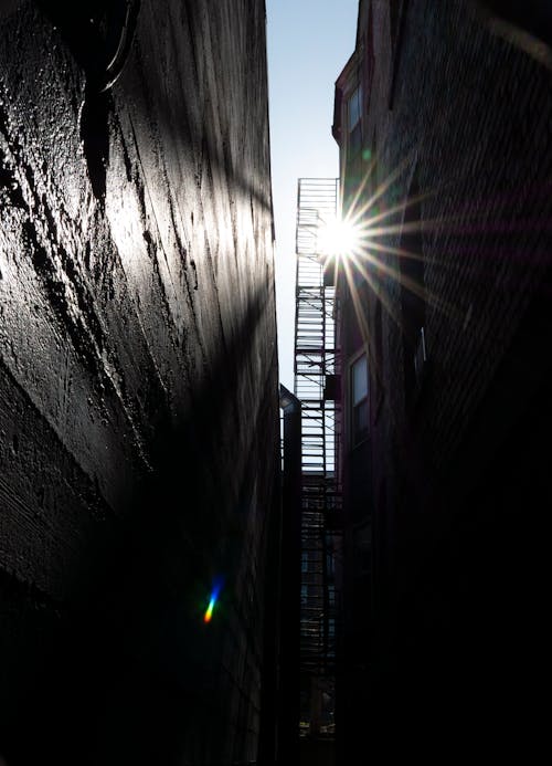 Fire Escape in an Alley