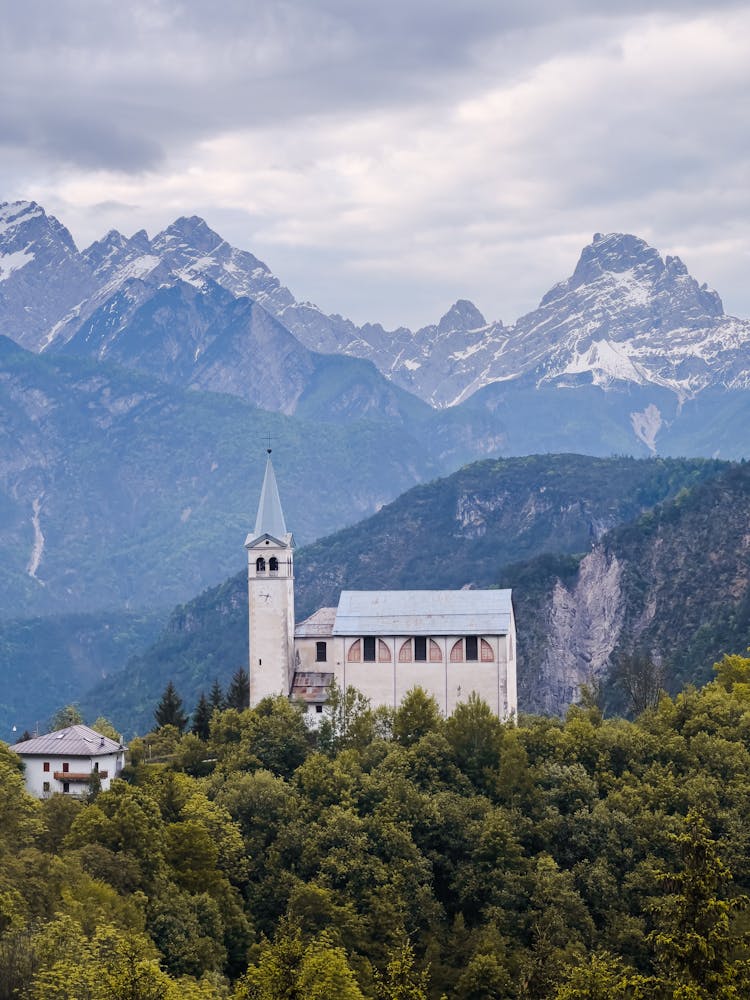 Church Of San Martino, Valle Di Cadore, Belluno, Veneto, Italy