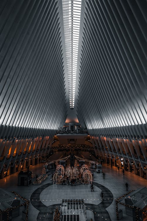 Oculus Center Interior in New York City, USA