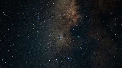 Captivating night sky featuring the Milky Way galaxy with countless stars, perfect for astronomy enthusiasts.