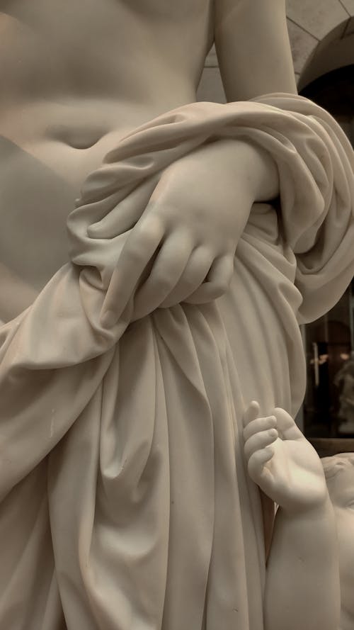 Female and Child Hands of Sculptures