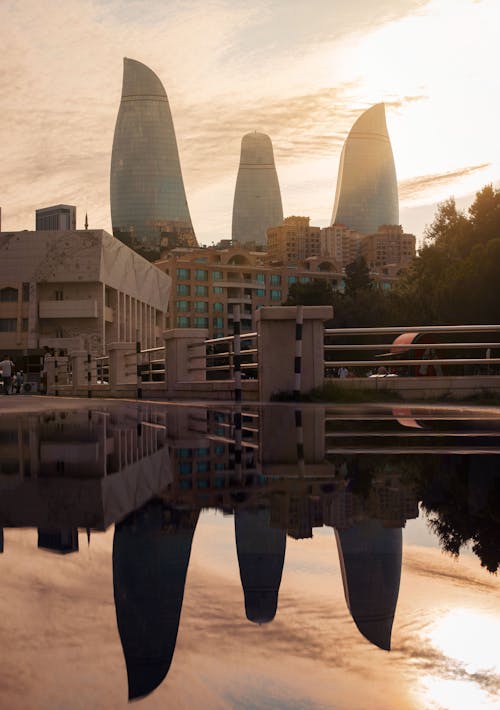 Kostenloses Stock Foto zu aserbaidschan, baku, flammentürme