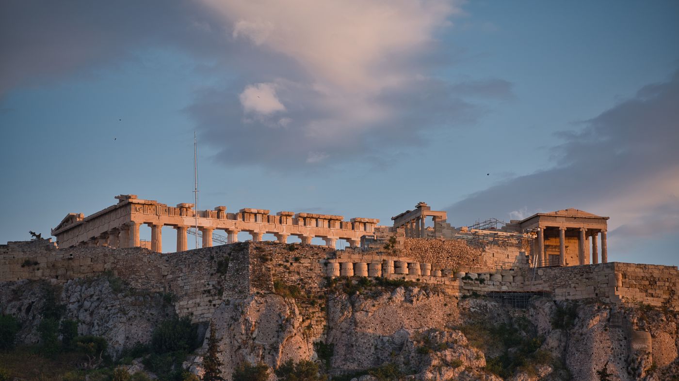 The Acropolis before the crowds arrive
