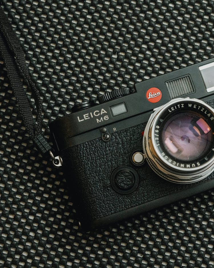 Close-up On Leica M6 Camera