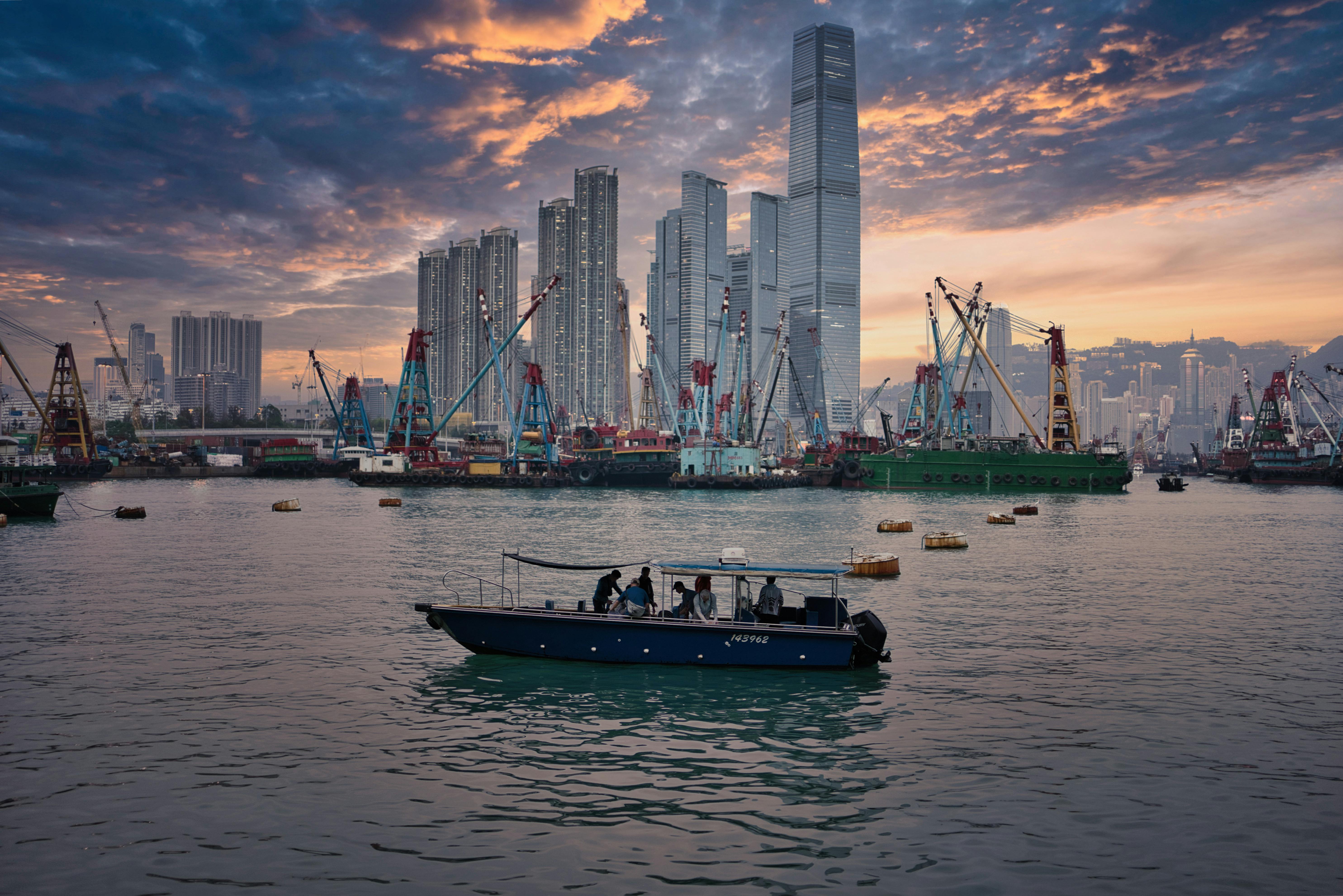 Clouds Over Sea Coast In Hong Kong · Free Stock Photo