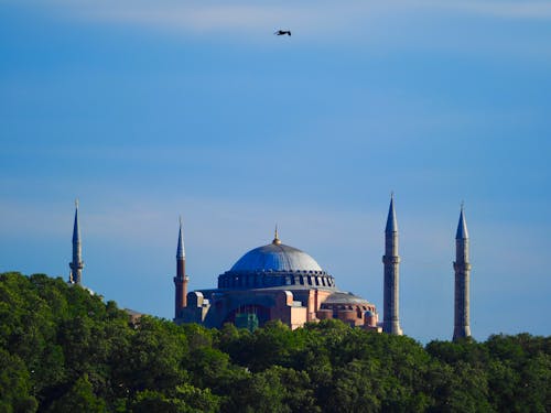 Hagia Sophia against a Blue Sky