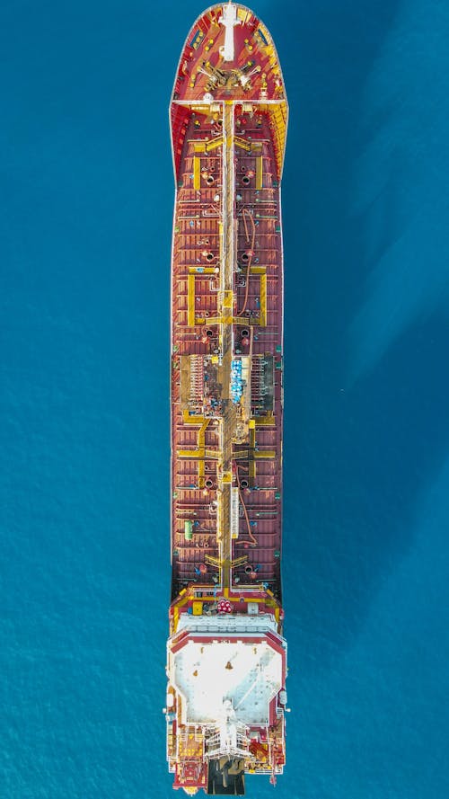 Sailing Container Ship