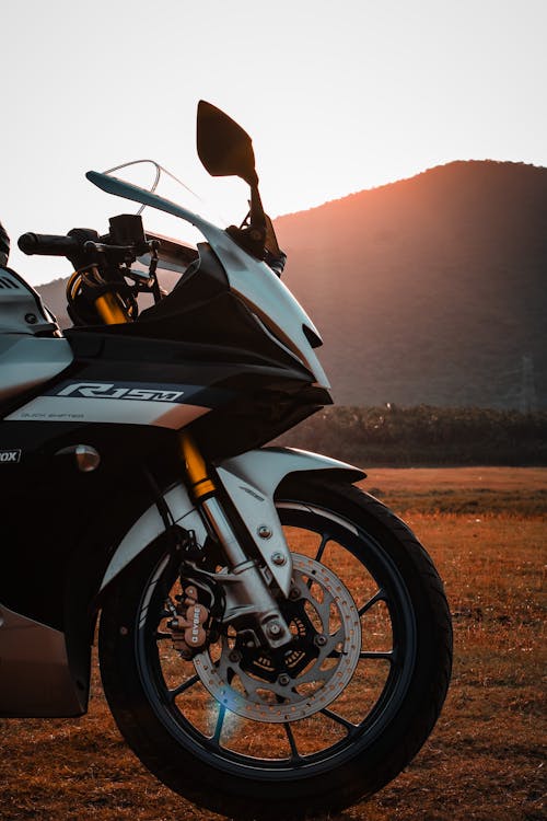 Motorcycle at Sunrise