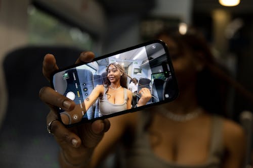 Fotobanka s bezplatnými fotkami na tému cvičiť, dotyková obrazovka, selfie