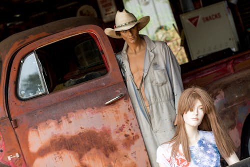 Free stock photo of americana, car, doll