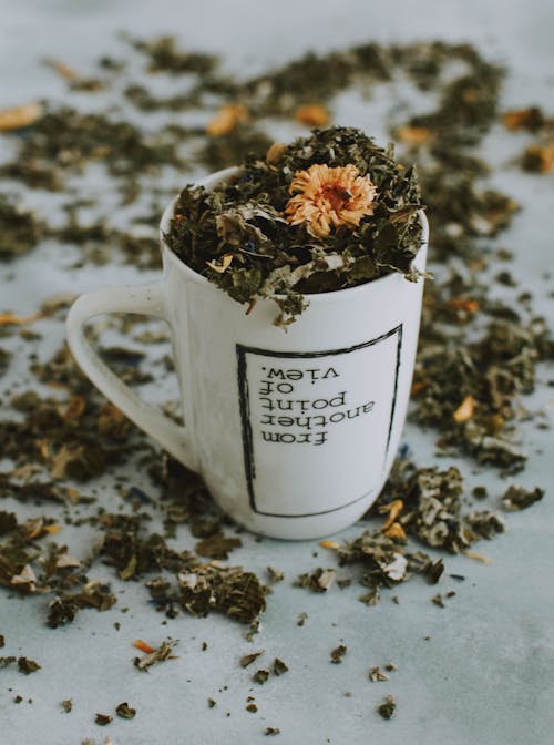 White and Brown Ceramic Mug