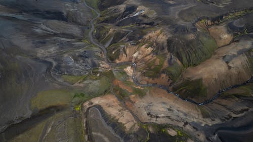 Ingyenes stockfotó dombok, drónfelvétel, felülnézet témában