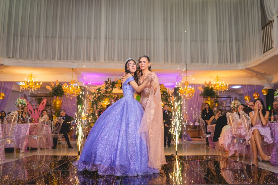 Guests dancing at an event