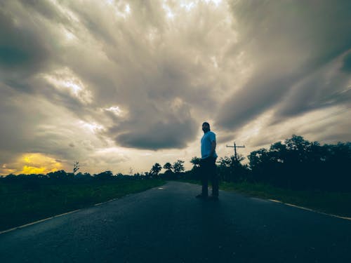 Free stock photo of alone, alone in road, angry