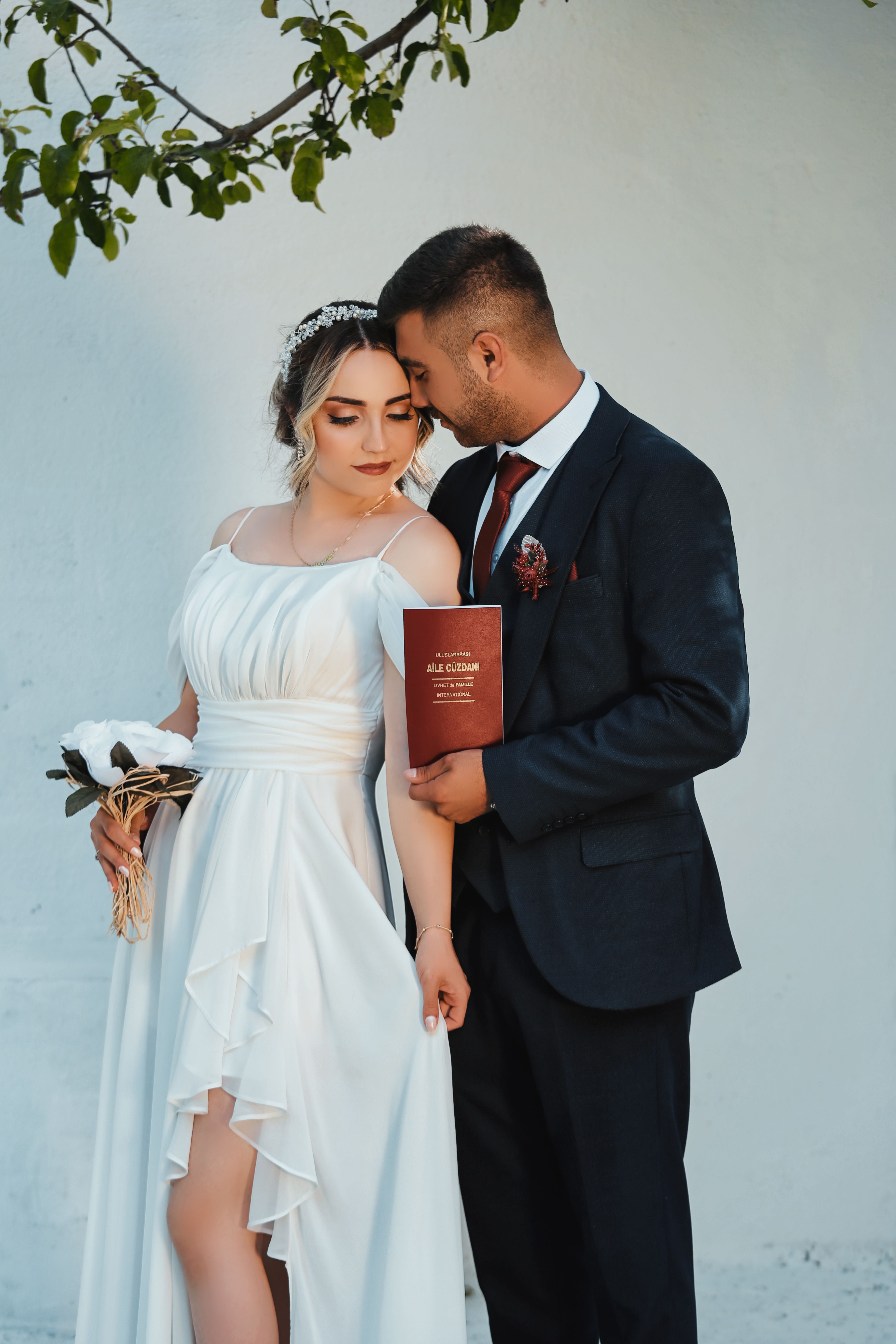 Portrait of Newlyweds · Free Stock Photo