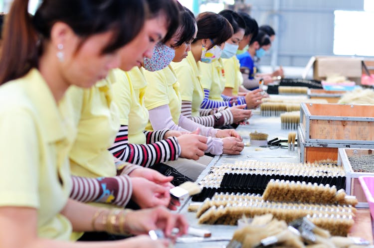 Women Working In Factory