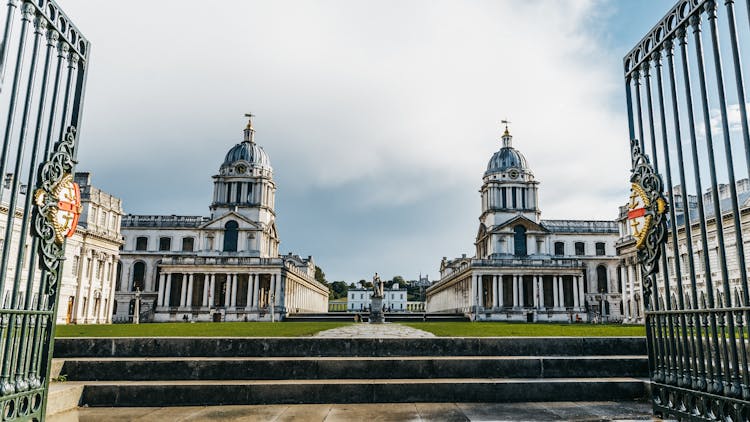 Queen Mary Court And King William Court At Maritime Greenwich In United Kingdom