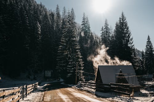 Gratis lagerfoto af damp, hus, huse