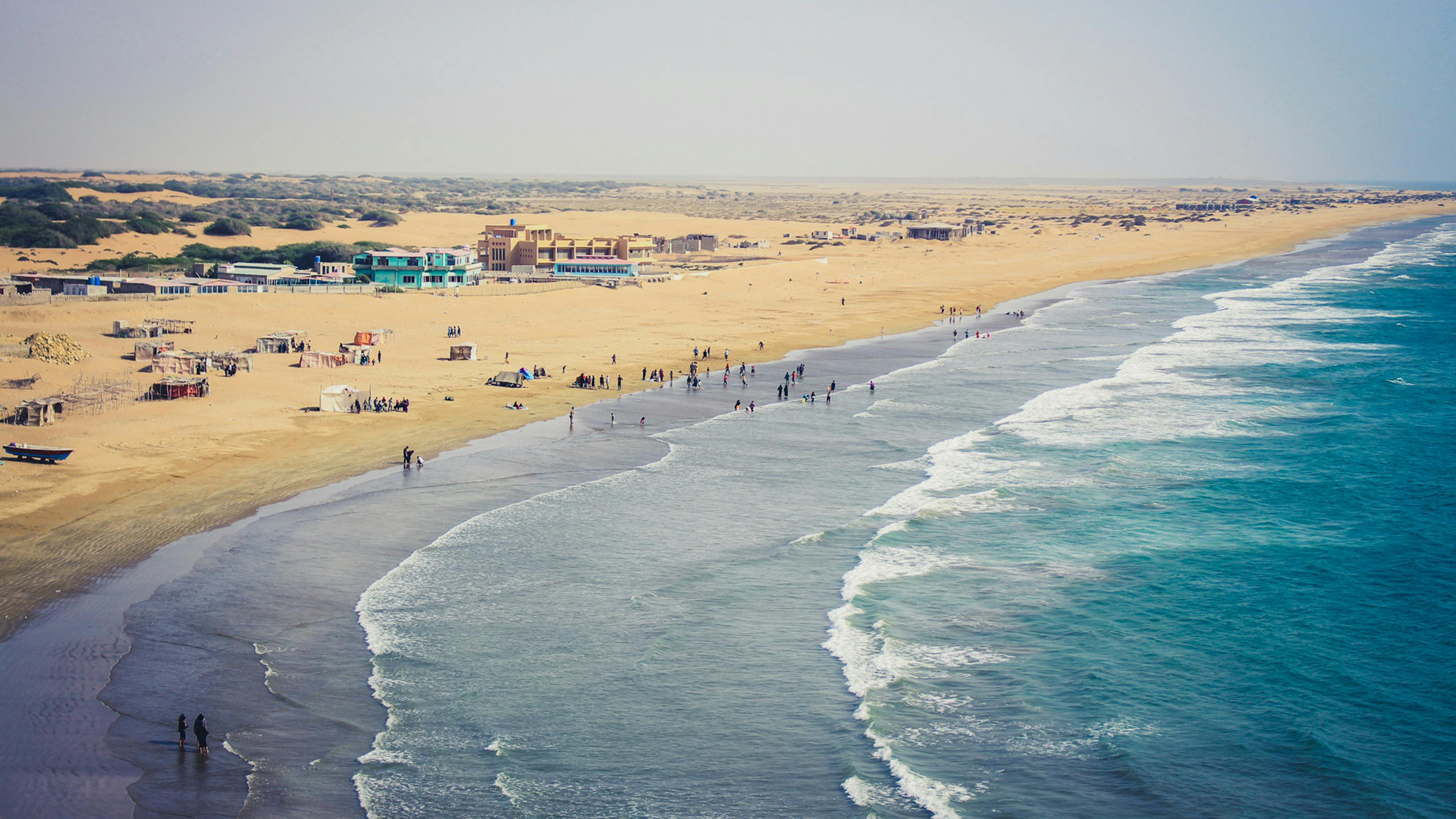 beach on sea coast