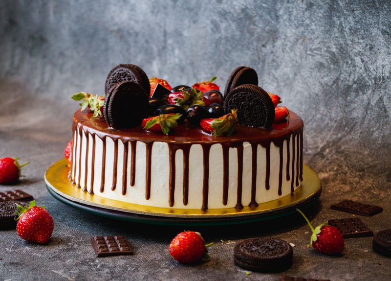 Čokoládový drip cake