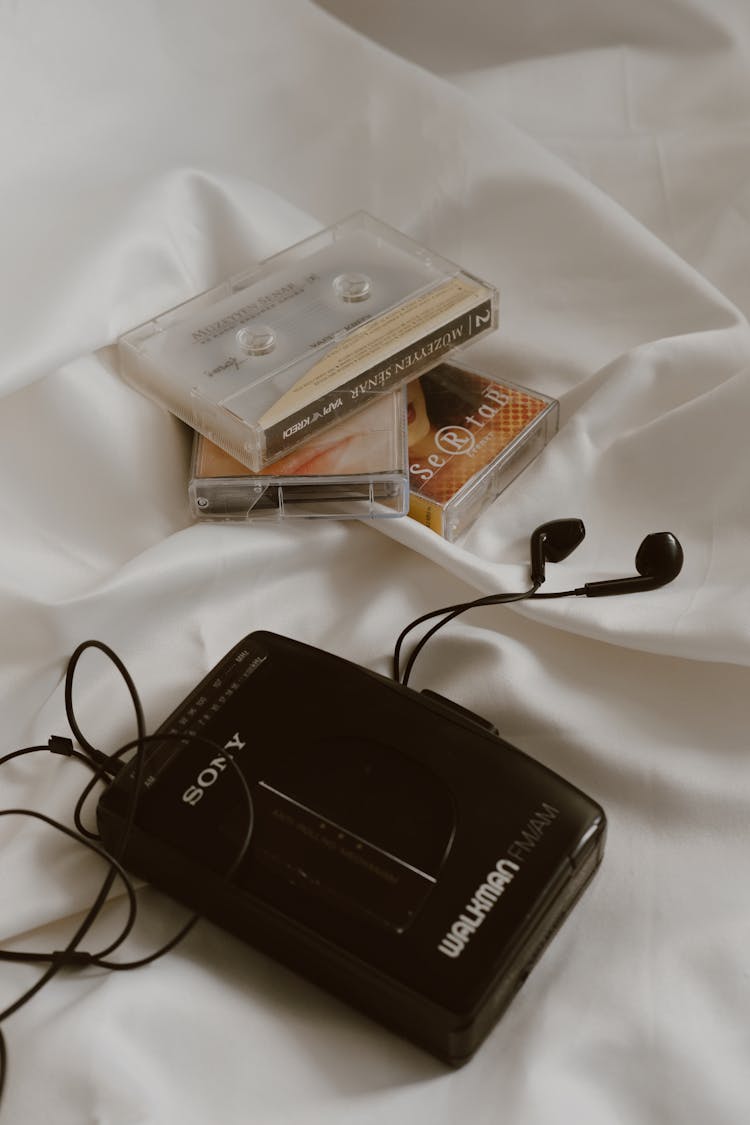 Sony Walkman And Music Disks