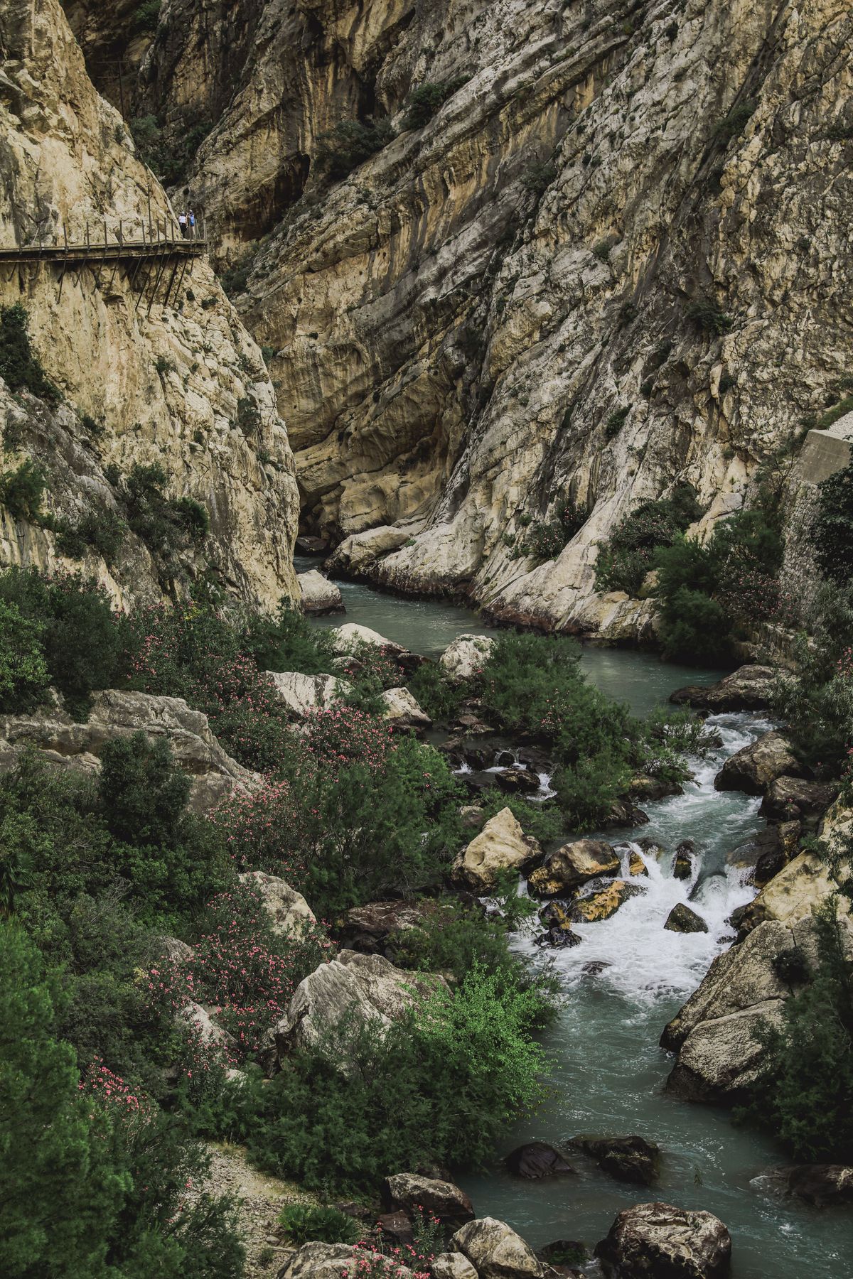 Landscape around the Caminito del Rey near Ardales, Spain