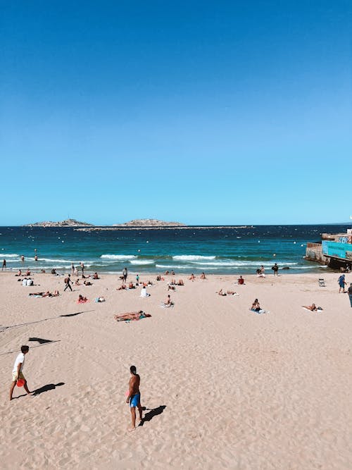 Tourists at Beach