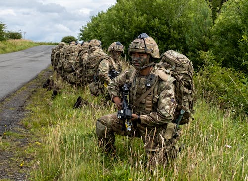 Fotos de stock gratuitas de arma, campo, camuflaje