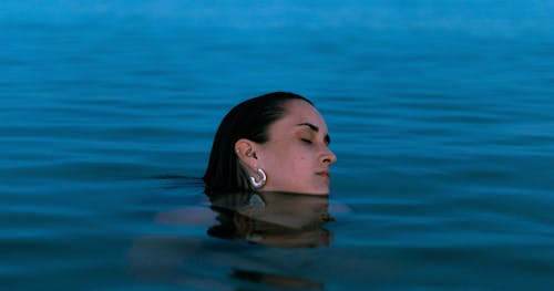 Head of a Woman Above Water 