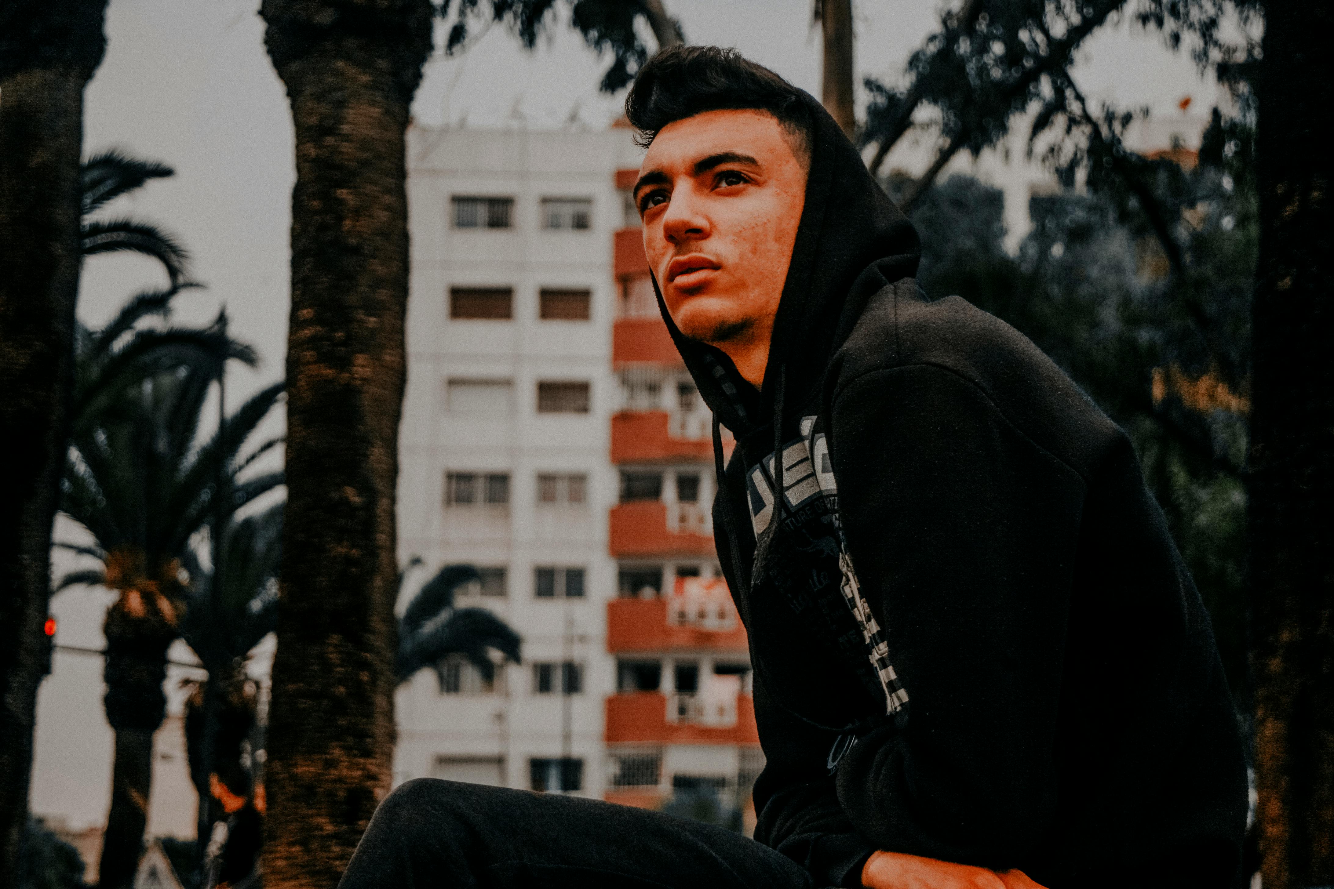 Man Wearing Black Hoodie · Free Stock Photo