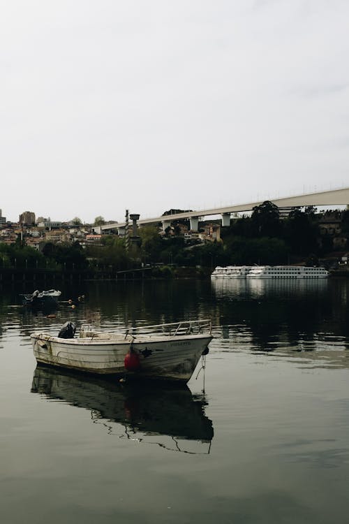 Old Motorboat on the River