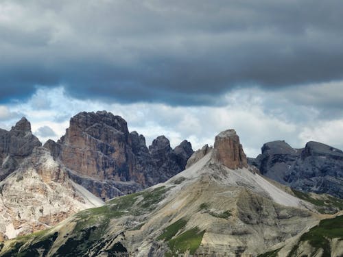 View of a Rocky Mountain Range 