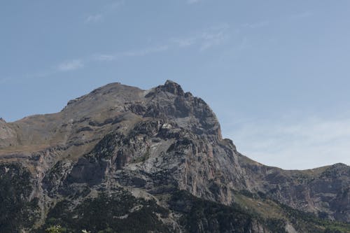 Scenic View of a Rocky Mountain 