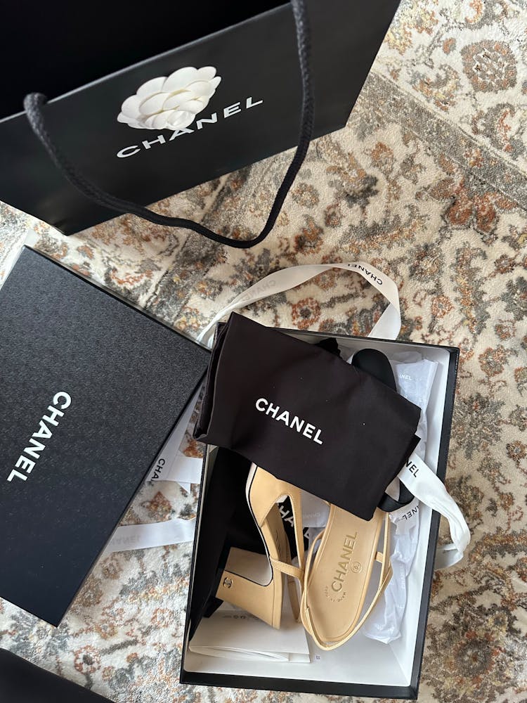 Chanel Heels In Box