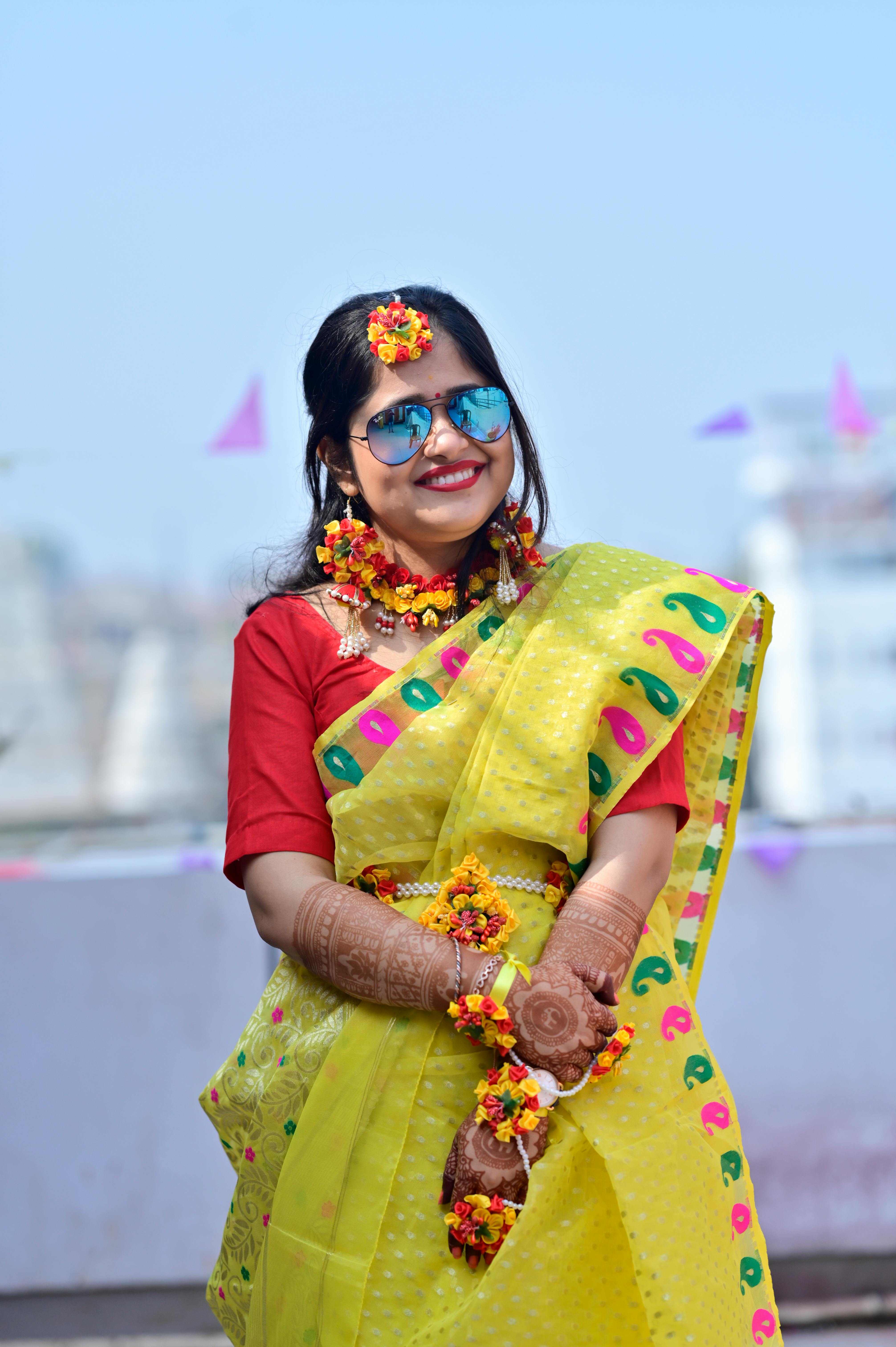 Indian Bride - Haldi Ceremony · Free Stock Photo