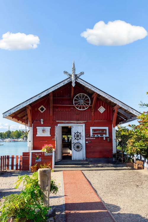 Fotobanka s bezplatnými fotkami na tému architektúra, budova, červená budova