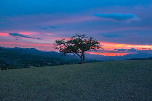 Free stock photo of clouds sky, dusk, mexican town Stock Photo