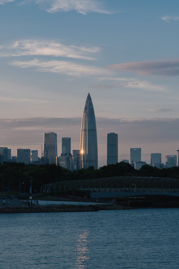 Cityscape With China Resources Headquarters