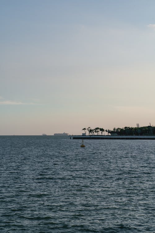 Clear Sky over Sea near Shore