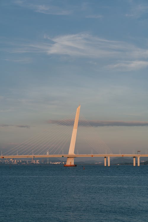 Bridge on Sea Coast
