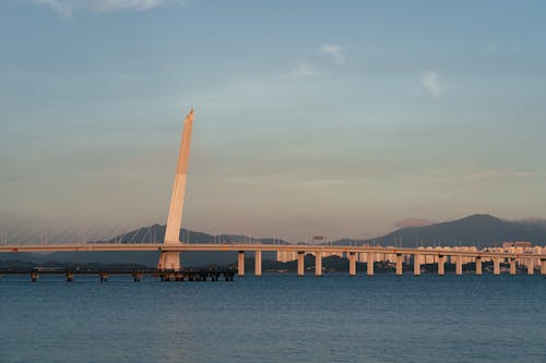 Shenzhen Bay Bridge from Shenzhen to Hong Kong