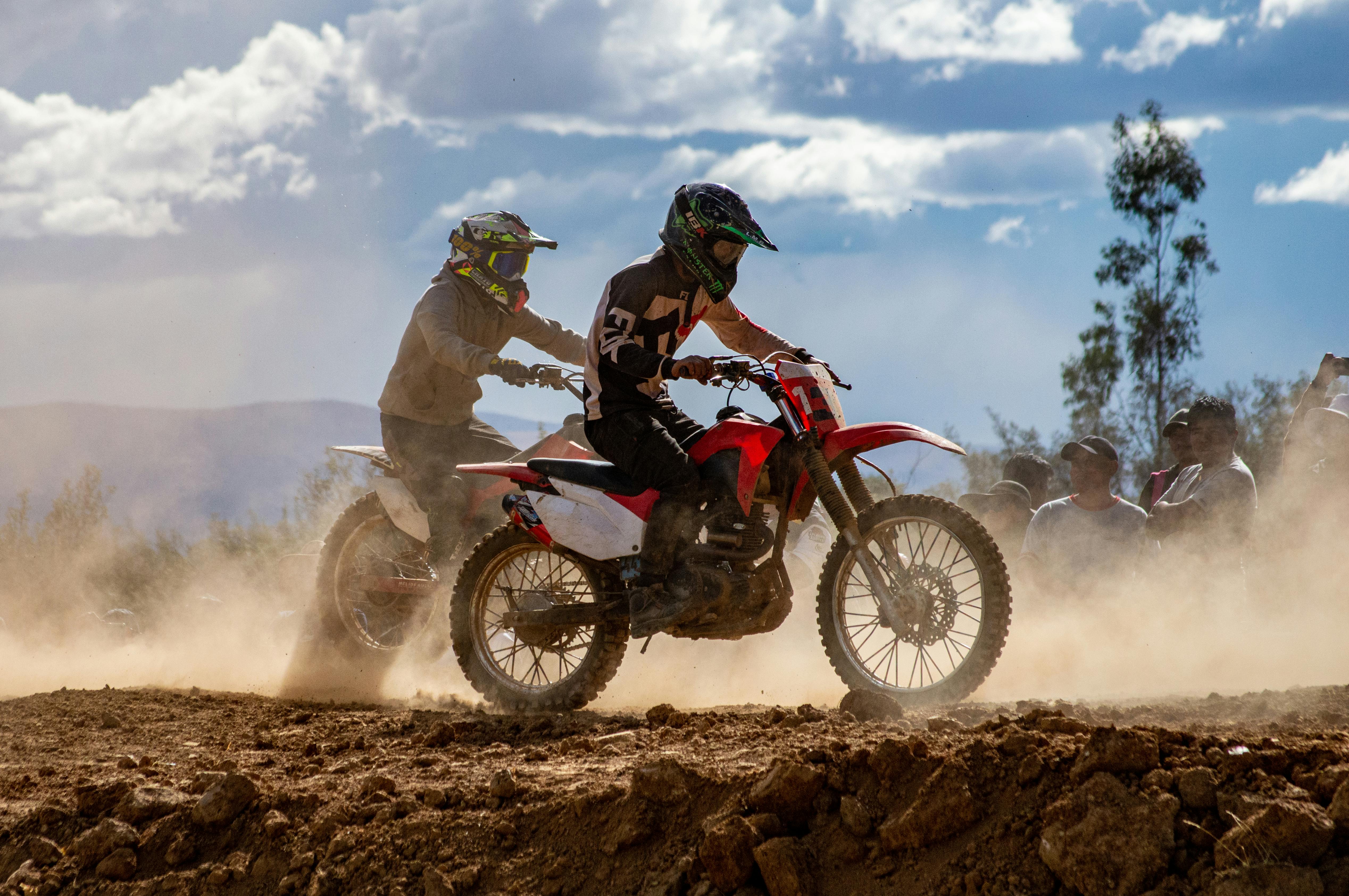 Two Men Racing On Motocross · Free Stock Photo